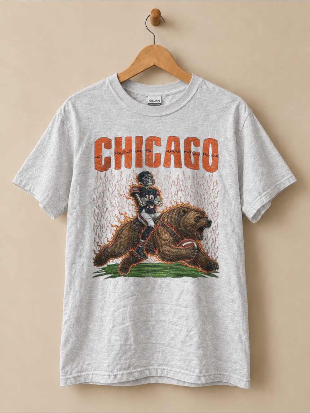 Vintage 90s Chicago Football Unisex T-shirt Game Day Tee